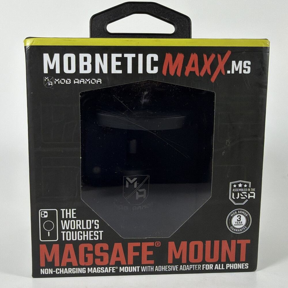 Mob Armor MOBN-MX-BLK MobNetic Maxx Magnetic Phone Mount Black